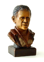 7.5" Tall Bronze Bust of George W. Bush $295.00 click to see large image