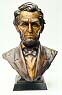 Heroic Size Bronze  Abraham Lincoln Bust.  This Museum Quality work is perfect for Corporate or Professional Office Enviornment  Also Available in Desk Top Size and Desktop Size Available