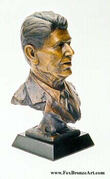 Ronald Reagan Bronze Bust