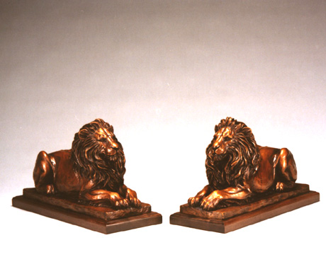 Reclining Lions
