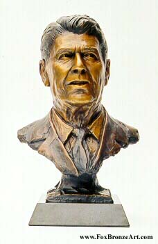 Ronald Reagan Bronze Bust